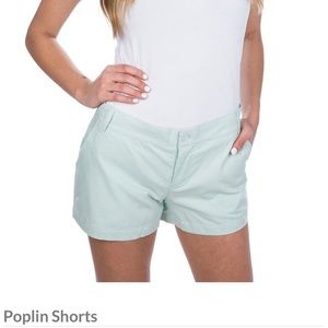 Lauren James Mint Seersucker Poplin Shorts! NWT!